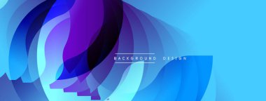 Soyut akışkan şekiller, canlı maviler, morlar dinamik kompozisyon oluşturur. Arka planlar, sunumlar, dijital sanat projeleri için modern tasarım unsuru. Yumuşak eğimler, katmanlı biçimler.