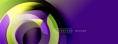 Soyut renkli katmanlar dinamik görsel akış yaratır. Renkli gölgeler karışıyor, dairesel şekiller oluşturuyor. Modern tasarım arka planlar, sunumlar ve markalaşma için uygundur..