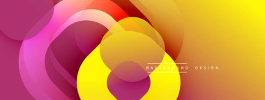 Soyut renkli katmanlar dinamik bileşim yaratır. Sıcak tonlar baskın, pembeler, sarılar, portakallar. Modern tasarım ögesi.