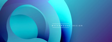 Soyut mavi katmanlar modern tasarım yaratıyor. Pürüzsüz gradyanlar derinlik ve sakin görsellik gösterir. Minimalist estetik.