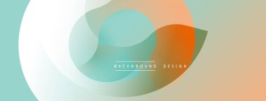 Soyut tasarım özellikleri üst üste biniyor. Yumuşak renkler modern, minimalist estetik yaratır. Pürüzsüz gradyanlar görsel cazibeyi artırır.