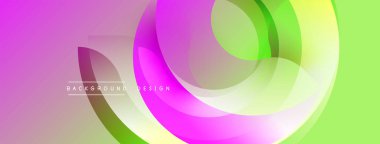 Soyut renkli katmanlar dinamik görsel akış yaratır. Gradyan gölgeler harmanlanarak modern arkaplan tasarımı oluşturur. Yumuşak kıvrımlar hareketi gösterir.