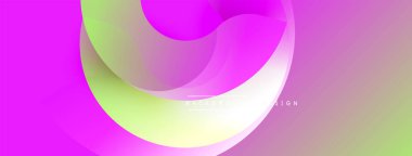 Soyut canlı katmanlar, akışkan şekiller. Renkler karışır, modern görsel efekt yaratır. Yumuşak eğriler kompozisyona hakim.