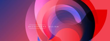 Soyut akış katmanları, canlı renklerin karışımı. Modern tasarım dinamik görsel etki yaratır. Yumuşak eğimler hareketi, derinliği gösterir.