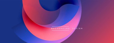 Soyut sıvı şekiller, canlı renklerin karışımı. Gradyan tasarım modern görsel deneyim yaratır. Düz eğriler, dinamik bileşim.