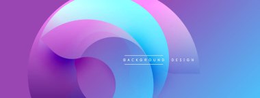 Soyut sıvı şekilleri mor, pembe ve mavi renkleri harmanlıyor. Modern tasarım hareketi, enerjiyi, yumuşak eğilimleri çağrıştırıyor. Arkaplan dijital sanatı öneriyor.