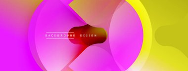 Soyut eğilimler, akan şekiller canlı görsel deneyimler yaratır. Pembe, sarı, turuncu renkler kompozisyona hakim. Modern tasarım ögesi.