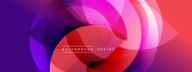 Soyut enerji katmanları dinamik akış yaratır. Pembe, mor, kırmızı renkler kusursuz bir şekilde harmanlanır. Modern tasarım ögesi.