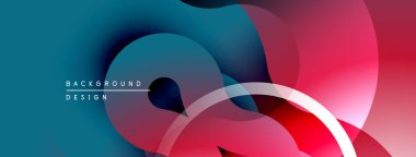 Soyut sıvı şekiller, canlı renklerin karışımı. Modern tasarım, pürüzsüz eğimler dinamik kompozisyon yaratır. Minimalist estetik, akıcı şekiller.