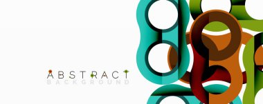 Soyut geometrik şekiller, canlı renkler, modern tasarım. Temiz kompozisyon, özgeçmiş ve sunumlar için uygun.