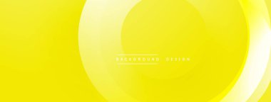 Parlak sarı soyut arka plan. Eşmerkezli daireler yumuşak görsel efektler yaratır. Minimalist tasarım, modern estetik. Basit, temiz..