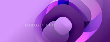 Soyut mor katmanlar girdap dinamik bileşim oluşturur. Yumuşak eğimler derinliği, modern estetiği akla getiriyor. Minimalist tasarım.