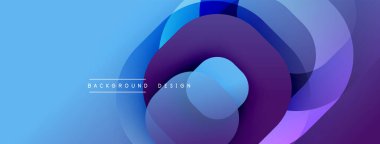 Soyut girdap şekilleri, mavi mor renkler. Modern tasarım unsuru, değişim etkisi, temiz estetik. Dijital projeler için arkaplan resmi.