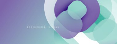 Soyut katmanlı şekiller, mor renkler, deniz mavisi aksanları. Modern tasarım, pürüzsüz eğimler, minimalist estetik. Dijital projeler için arkaplan ögesi.