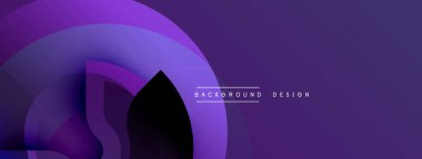 Soyut mor katmanlar dinamik bileşim yaratır. Yumuşak eğimler derinliği, modern estetiği akla getiriyor. Minimalist tasarım, zarif sunum.