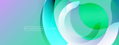 Soyut sıvı şekilleri, canlı renkler, pürüzsüz gradyanlar. Arkaplan ve sunumlar için modern tasarım ögesi.