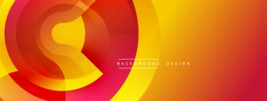 Soyut katmanlar, canlı renkler, dinamik bileşim. Turuncu, sarı, kırmızı renkler modern görsel efekt yaratır. Sorunsuz geçişler.