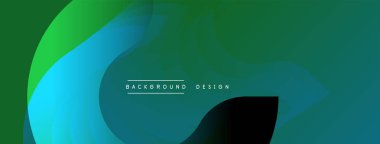 Soyut gradyan katmanlar dinamik görsel efekt yaratır. Modern tasarım, pürüzsüz geçişler, canlı renkler mevcut parlak arkaplan.