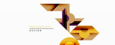 Soyut geometrik şekiller, altın tonlar dizaynın hakimidir. Modern tarz, temiz hatlar, minimalist estetik. Projeler için arkaplan ögesi.
