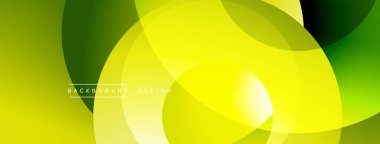 Soyut arkaplan özellikleri üst üste biniyor. Yeşilden sarıya geçiş. Çeşitli projeler için modern tasarım ögesi.