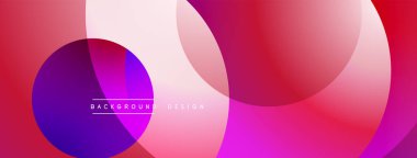 Soyut gradyanlar örtüşür, parlak pembeler ve morlar yaratır. Modern tasarım dinamik, pürüzsüz, görsel olarak çekici..