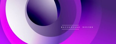 Soyut katmanlar akışkan mor, beyaz gradyanlar yaratır. Minimalist tasarım modern estetik, pürüzsüz geçişler öneriyor.