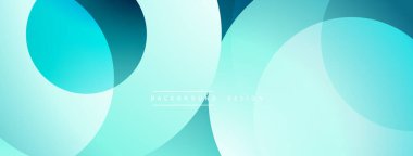 Soyut arkaplan özellikleri üst üste biniyor. Güneş gözlüğü koyu deniz mavisi ile açık deniz türüdür. Minimalist tasarım, pürüzsüz gradyanlar.