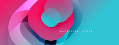 Soyut renkli katmanlar dinamik görsel akış yaratır. Pembe, mavi renkler harmanlanarak modern zemin oluşturuyor. Yumuşak eğimler derinlik sunar.