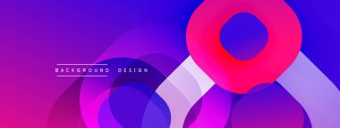 Soyut canlı katmanlar dinamik bileşim yaratır. Mor, pembe, mavi renkler kusursuz bir şekilde harmanlanarak modern tasarımı oluşturur. Yumuşak gradyanlar görsel ilgi sunar.