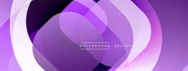 Soyut mor katmanlar akışkan şekiller yaratır. Renkler karışıyor, dinamik görsel doku oluşturuyor. Modern tasarım ögesi.