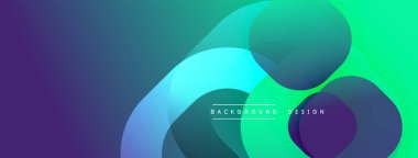 Soyut sıvı şekilleri, canlı gradyanlar. Mavi, yeşil, mor renkler kusursuz bir şekilde harmanlanır. Arka planlar için modern tasarım ögesi.