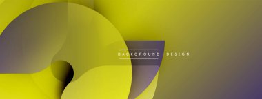 Soyut sarı tasarım, üst üste binen kıvrımlı şekiller. Renkler derinlik yaratır, modern estetik. Minimalist bileşim, mevcut metin ögesi.