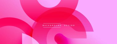 Soyut pembe katmanlar akıcı tasarım yaratır. Yumuşak eğimler, modern estetik, dijital projeler için basit arkaplan.