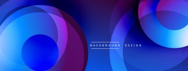 Soyut arkaplan özellikleri üst üste biniyor. Renkler mavileri, morları, pembeleri karıştırır ve dinamik görsel efekt yaratır. Modern tasarım ögesi.