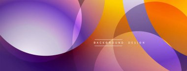 Soyut renkli şekiller dinamik görsel akış oluşturur. Gradyan renkler düzgün bir şekilde harmanlanarak modern estetik sunuyor..