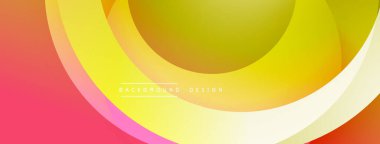 Soyut renkli katmanlar dinamik görsel efekt yaratır. Yumuşak gradyanlar, modern tasarım elementi sunan sıcak tonları harmanlarlar.