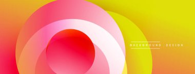 Soyut renkli katmanlar dinamik görsel efekt yaratır. Renkler düzgünce harmanlanarak dairesel şekiller oluşturuyor. Modern tasarım ögesi.