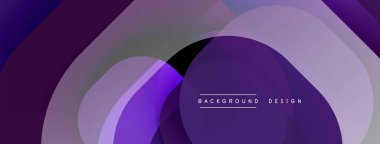 Soyut mor katmanlar çağdaş arkaplan oluşturur. Yumuşak eğimler derinliği, minimalizmi akla getiriyor. Tasarım sakin ve zarif hissettiriyor..