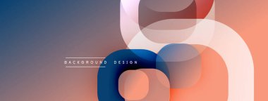 Soyut geometrik şekiller çakışıyor. Yumuşak gradyanlar modern, minimalist görsel efekt yaratır. Arkaplan tasarımı sessiz renkler.