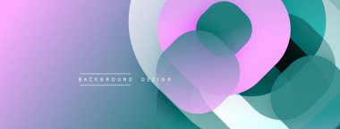 Soyut arkaplan özellikleri üst üste biniyor. Yumuşak mor, deniz mavisi renkleri modern görsel efektler yaratır. Dijital projeler için uygun minimalist tasarım.