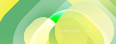 Soyut katmanlar, yumuşak eğimler, açık sarı, yeşil renkler. Modern tasarım, pürüzsüz geçişler, dinamik kompozisyon. Minimalist estetik.