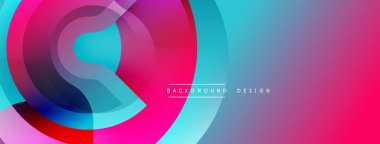 Soyut canlı katmanlar dinamik bileşim yaratır. Pembe, turkuaz renkler harmanlanarak modern zemin oluşturuyor. Yumuşak gradyanlar görsel ilgi sunar.