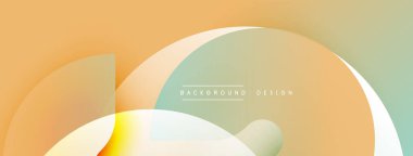 Soyut şekiller örtüşür, yumuşak eğimler yaratır. Sıcak şeftali tonları serin deniz mavisi renkleriyle harmanlanır. Minimalist tasarım sakin bir atmosferi çağrıştırıyor.