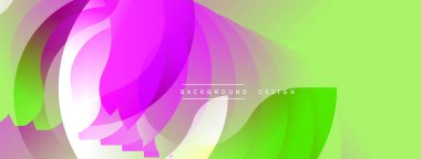 Soyut akışkan şekiller, canlı renklerin karışımı. Modern tasarım, pürüzsüz gradyanlar dinamik görsel efekt yaratır. Hafif, havadar kompozisyon.