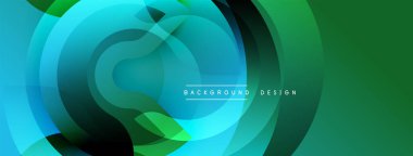 Soyut akışkan şekiller, canlı turkuaz, yeşil eğimler. Modern tasarım, pürüzsüz geçişler, dinamik kompozisyon. Projeler için arkaplan dokusu.