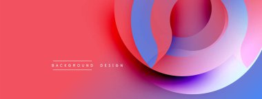 Soyut renkli katmanlar dinamik görsel efekt yaratır. Gradyan gölgeler harmanlanır, modern tasarım ögesi oluşturulur.