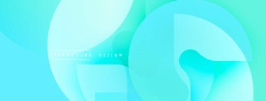 Soyut sıvı şekiller, turkuaz renkler, modern tasarım. Yumuşak gradyanlar dinamik görsel deneyimler yaratır. Minimalist estetik.