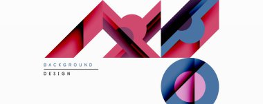 Üst üste binen pembe, mavi şekilli soyut geometrik tasarım. Dinamik çizgileri olan minimalist kompozisyon, modern görsel etki yaratıyor. Temiz estetik, uygun arkaplan ögesi.