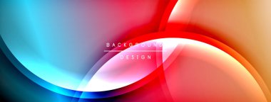 Soyut sıvı şekiller, canlı renklerin karışımı. Modern tasarım, pürüzsüz gradyanlar dinamik görsel efekt yaratır. Mükemmel arkaplan.
