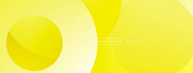 Soyut sarı şekiller çakışıyor ve yumuşak eğimler yaratıyor. Minimalist tasarım arka planlar, sunumlar, markalaşma için uygun. Yumuşak eğriler kompozisyona hakim.